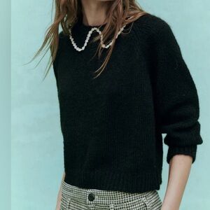 THE GREAT. The Crochet Collar Pullover Size 2/ Medium